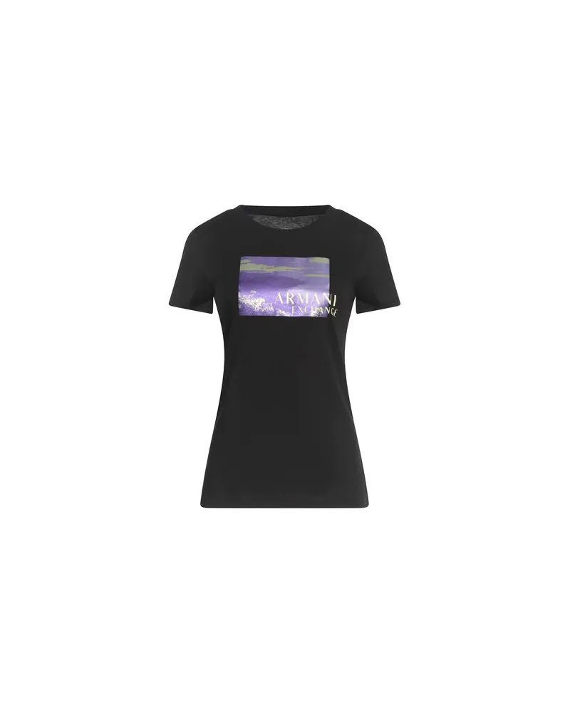 Armani Exchange TOPS - T-shirtsauf YOOX.COM Schwarz