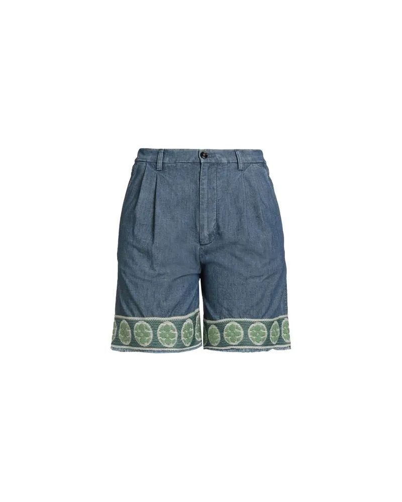 Valentino Garavani HOSEN & RÖCKE - Jeansshortsauf YOOX.COM Blau