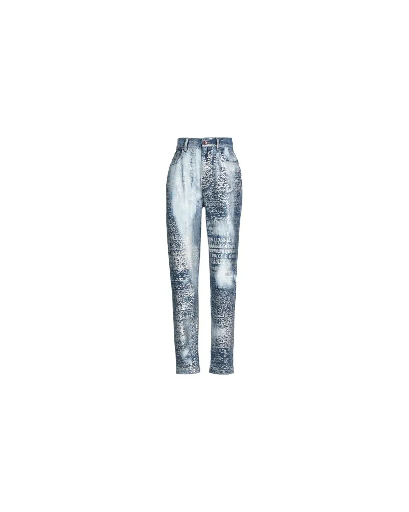 Dolce & Gabbana HOSEN & RÖCKE - Jeanshosenauf YOOX.COM Blau