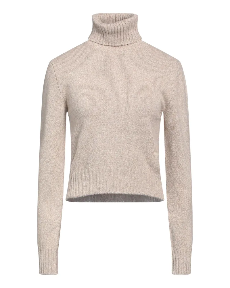 AMI Paris Rollkragenpullover Beige