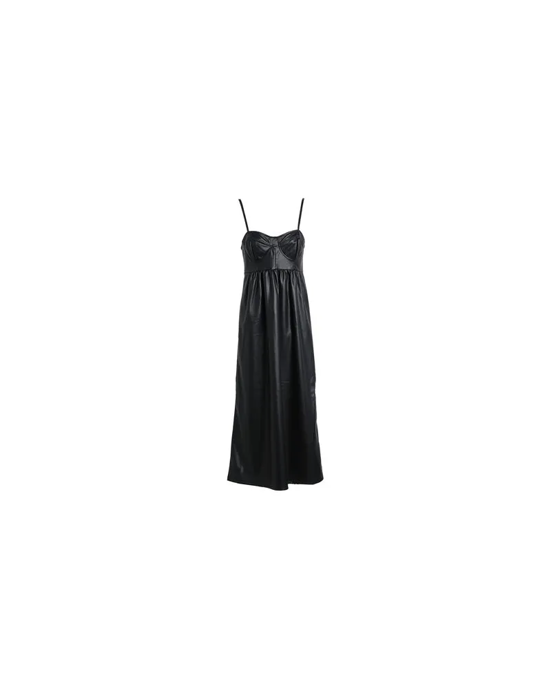 Topshop KLEIDER - Midi-Kleiderauf YOOX.COM Schwarz