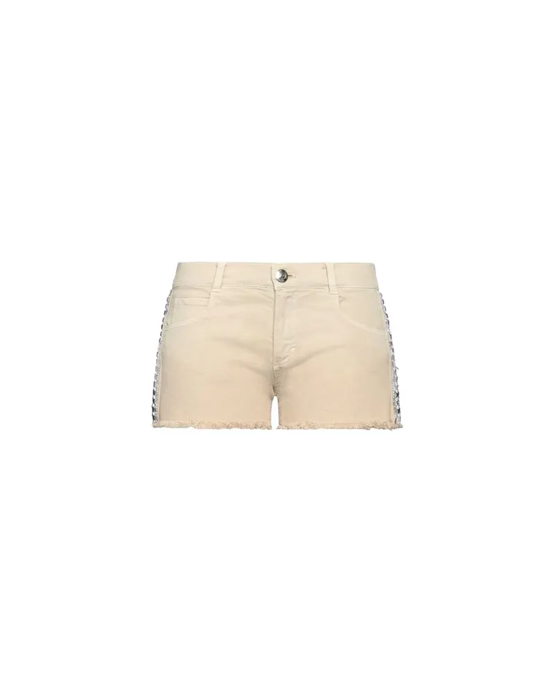 Pinko HOSEN & RÖCKE - Jeansshortsauf YOOX.COM Beige