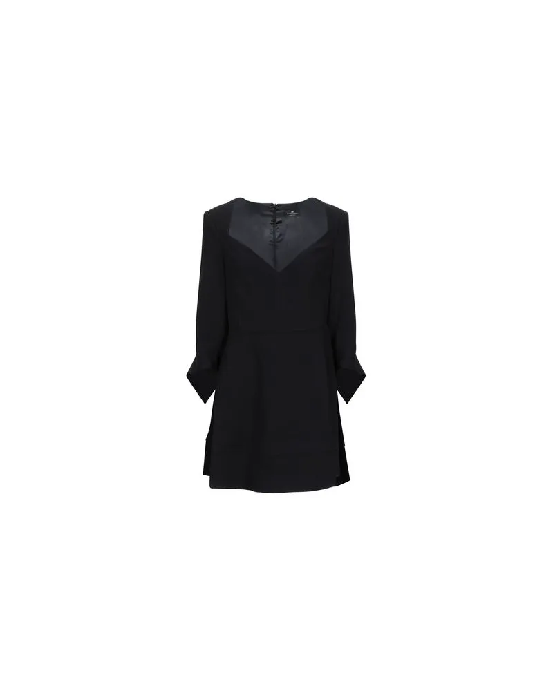 Elisabetta Franchi KLEIDER - Mini-Kleiderauf YOOX.COM Schwarz