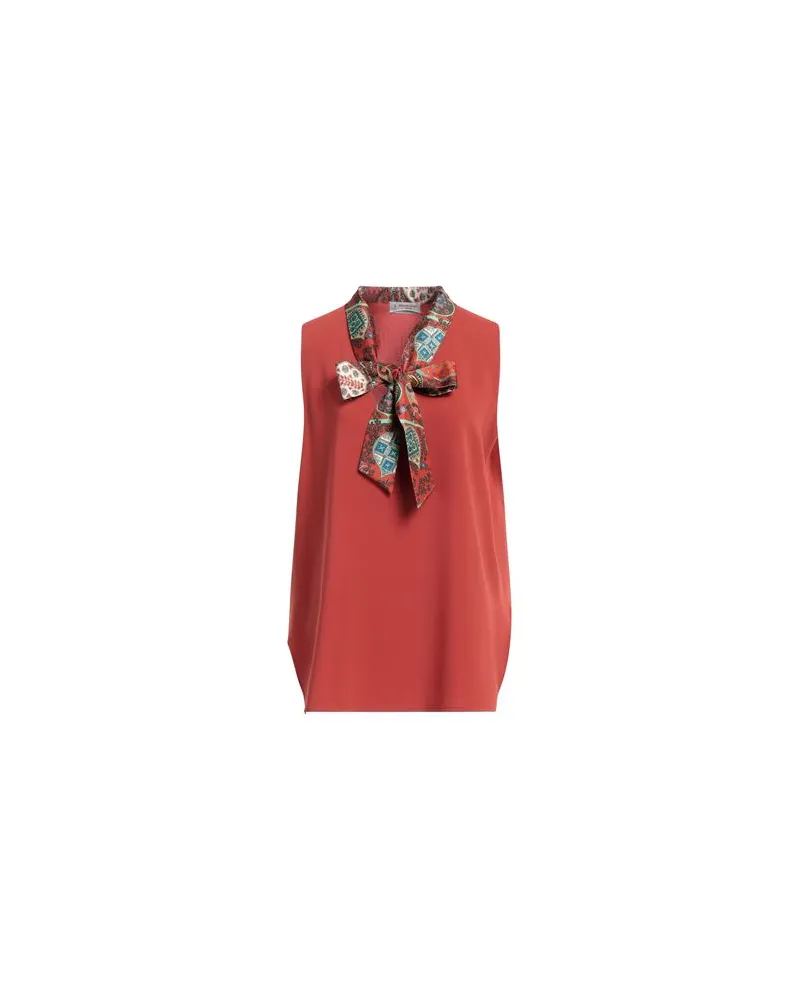 Alberto Biani TOPS - Topsauf YOOX.COM Ziegelrot