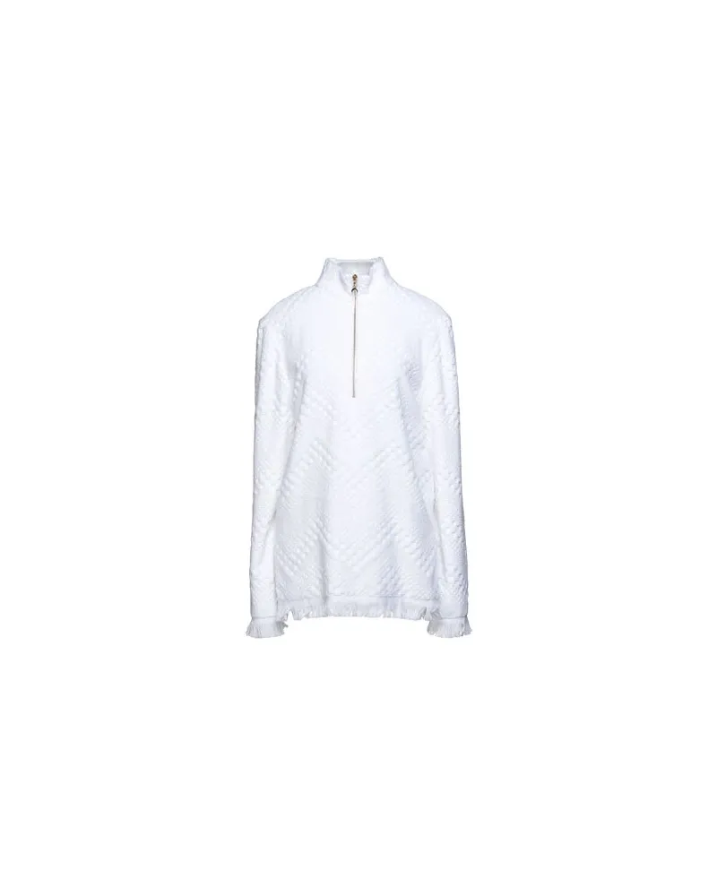 Marine Serre TOPS - Sweatshirtsauf YOOX.COM Weiß