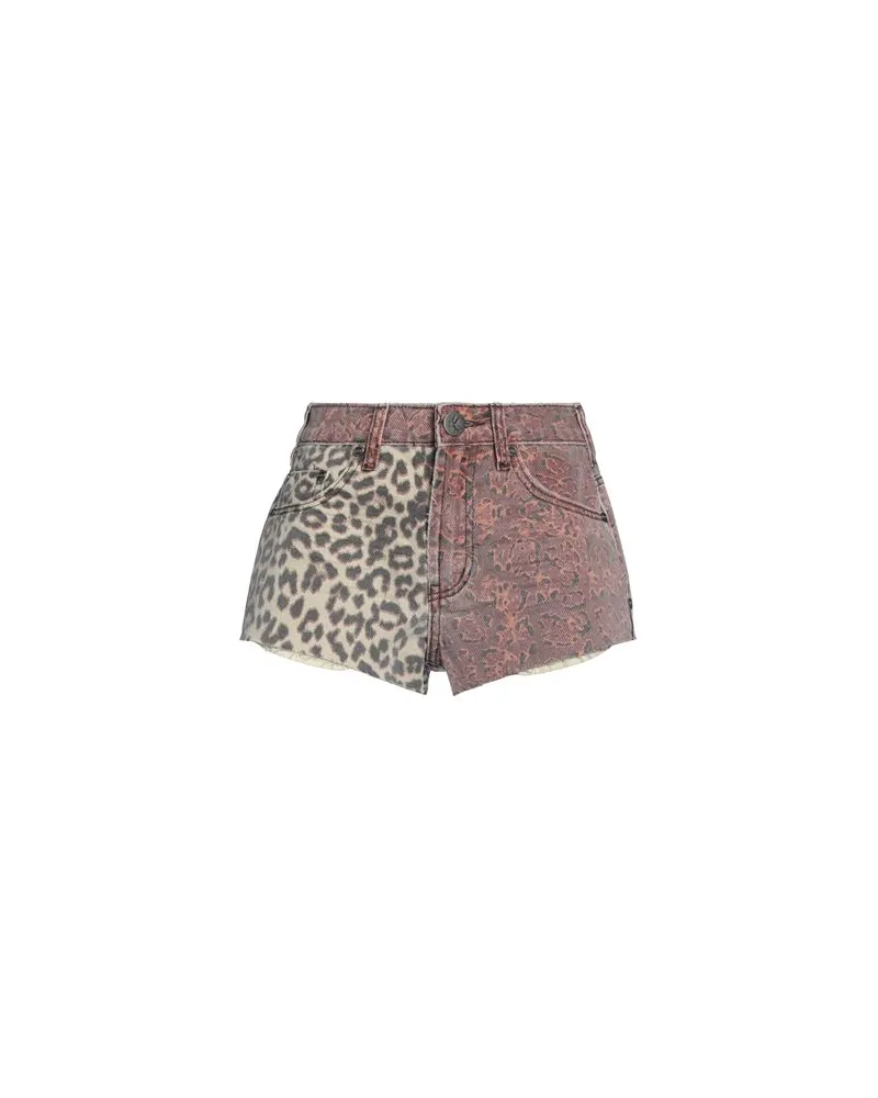 One Teaspoon HOSEN & RÖCKE - Jeansshortsauf YOOX.COM Bordeaux