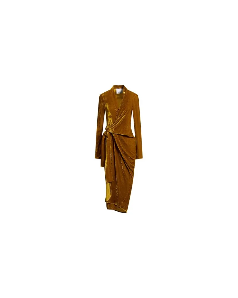 Erika Cavallini KLEIDER - Midi-Kleiderauf YOOX.COM Senf