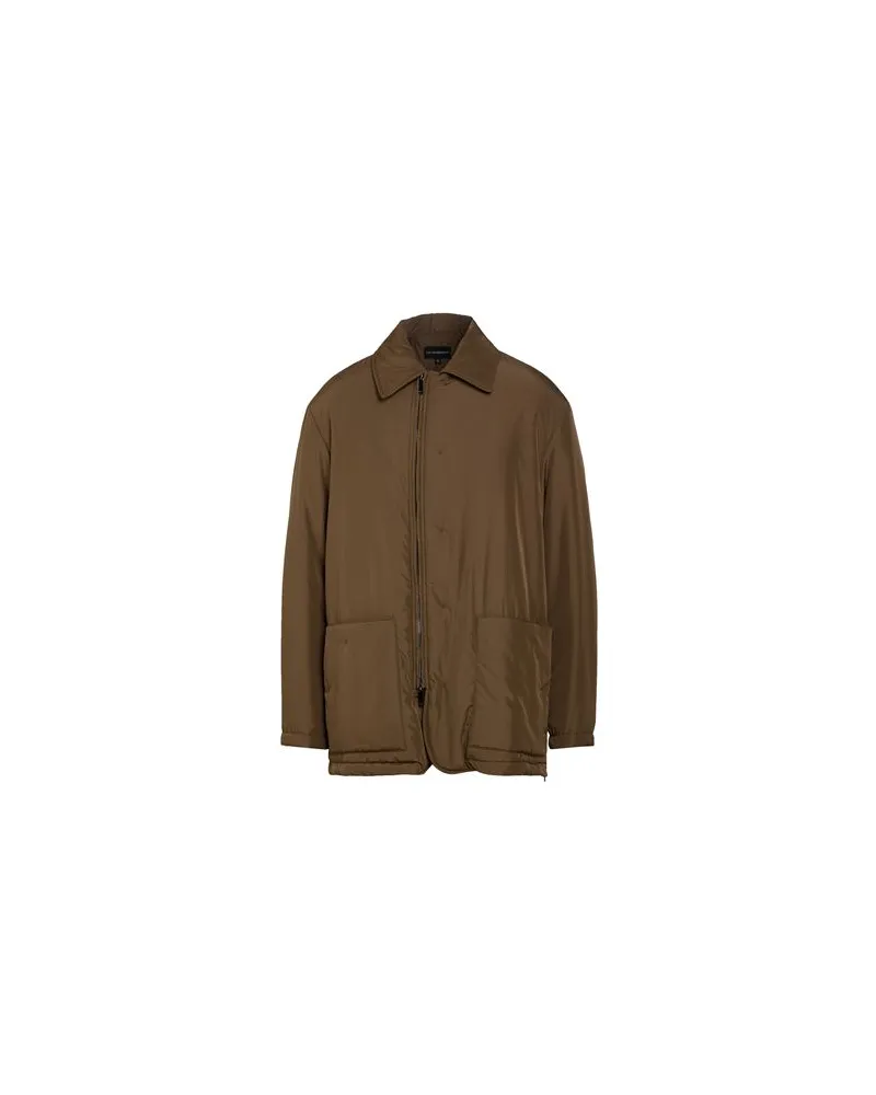 Emporio Armani JACKEN & MÄNTEL - Mäntelauf YOOX.COM Khaki