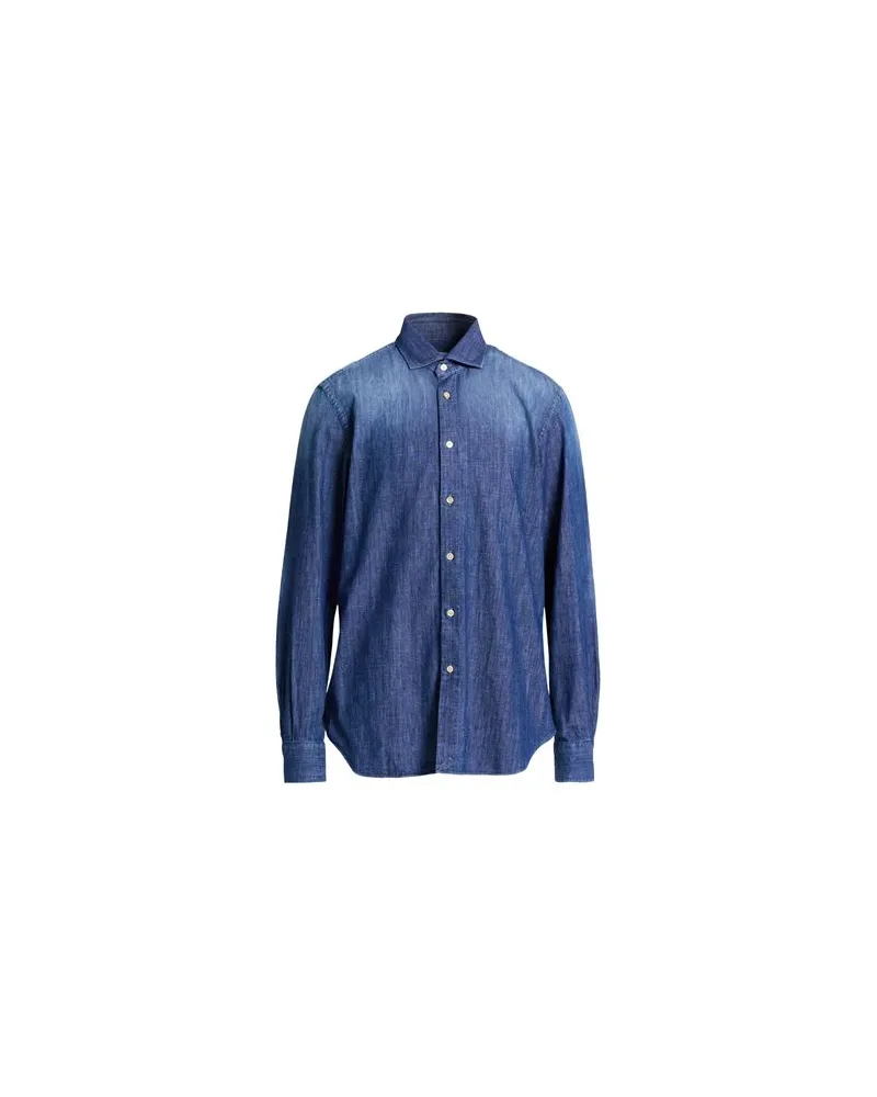Boglioli TOPS - Jeanshemdenauf YOOX.COM Blau