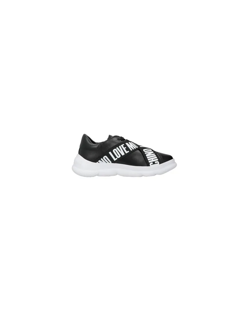 Moschino SCHUHE - Sneakersauf YOOX.COM Schwarz
