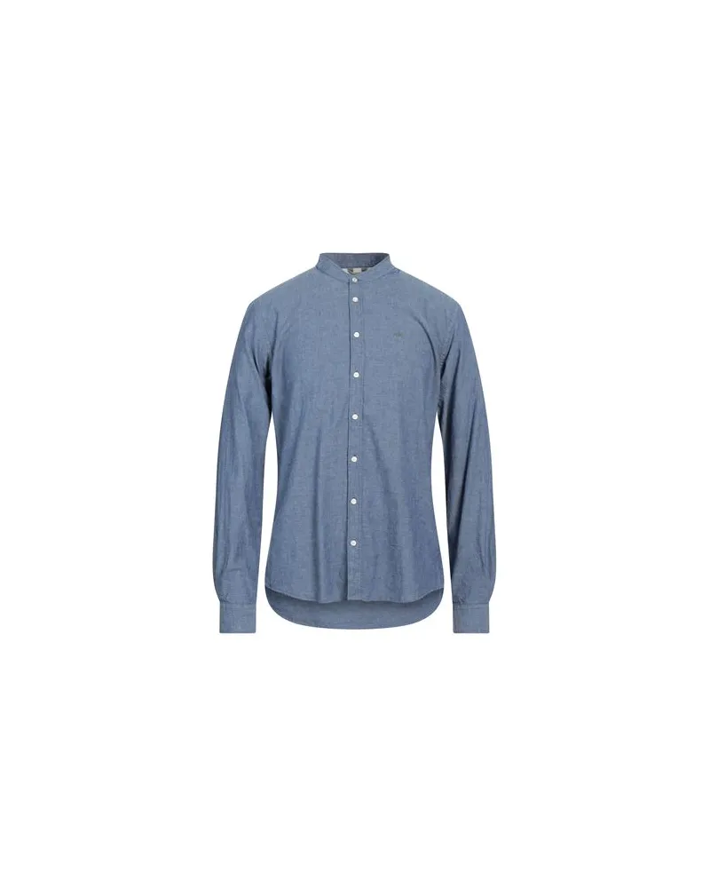 Sun68 TOPS - Jeanshemdenauf YOOX.COM Blau