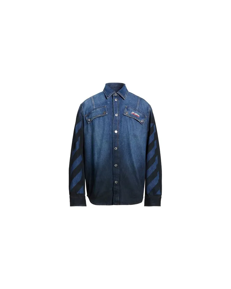 OFF-WHITE TOPS - Jeanshemdenauf YOOX.COM Blau