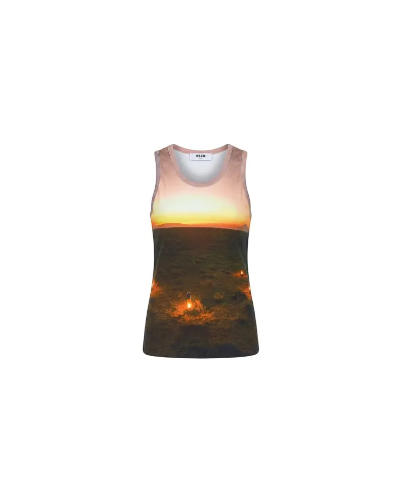 MSGM TOPS - Tank Topsauf YOOX.COM Dunkelgrün