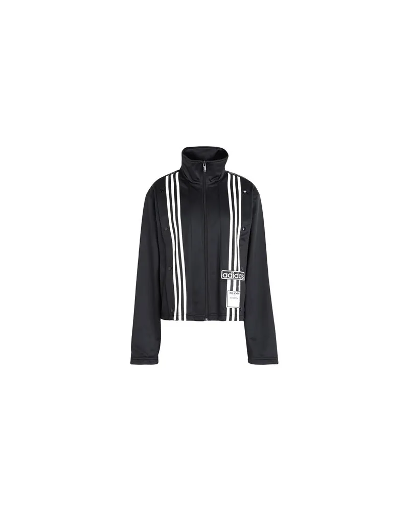 adidas TRACK TOP  - TOPS - Sweatshirtsauf YOOX.COM Schwarz