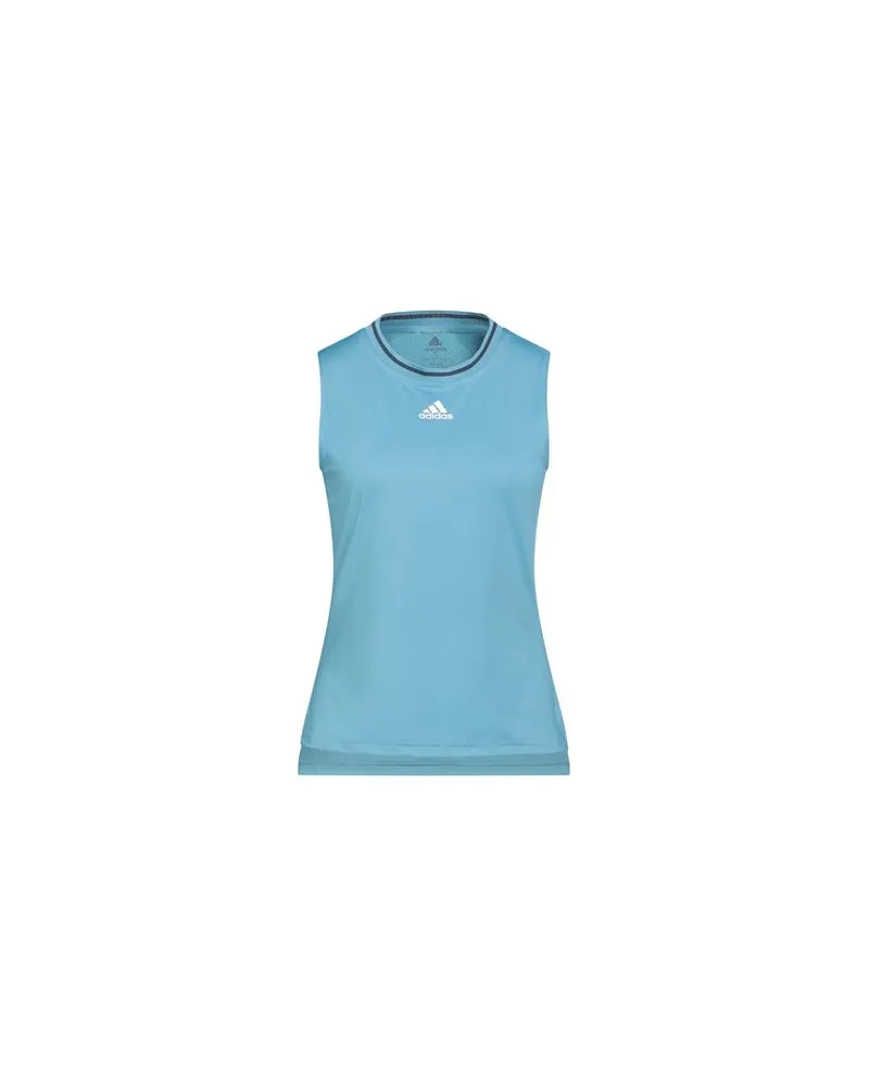 adidas TOPS - Tank Topsauf YOOX.COM Himmelblau