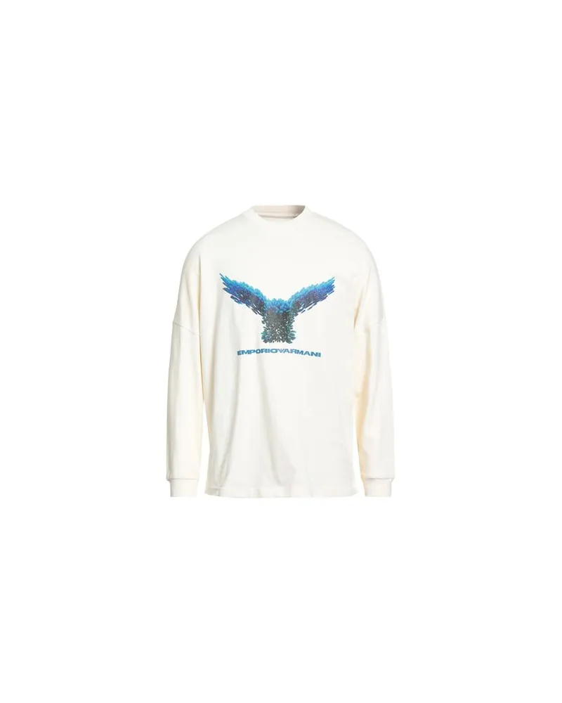 Emporio Armani TOPS - T-shirtsauf YOOX.COM Cremeweiß