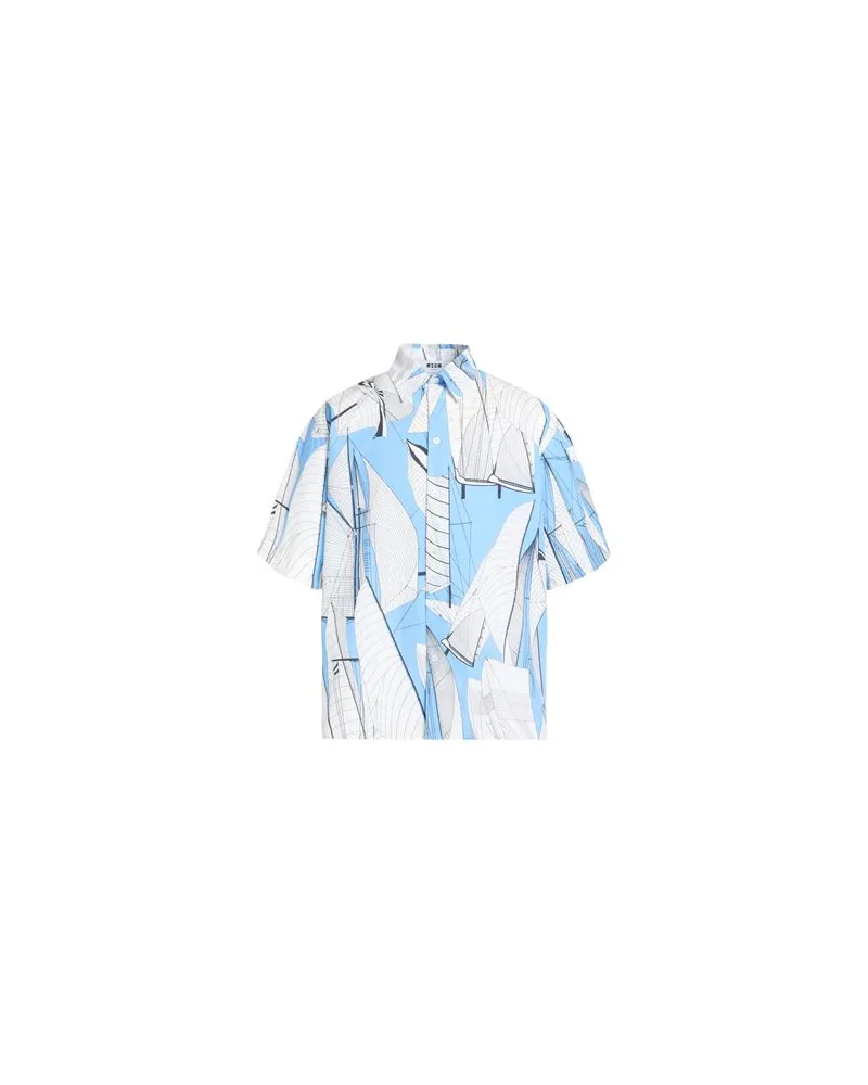 MSGM TOPS - Hemdenauf YOOX.COM Hellblau