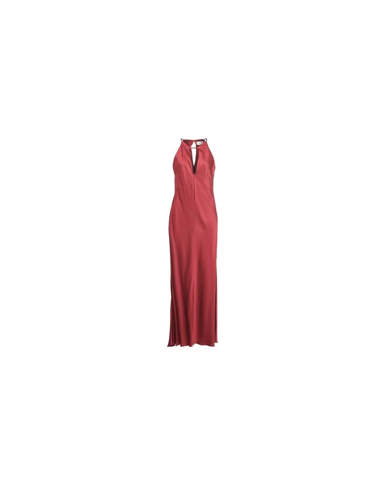 VICOLO KLEIDER - Maxi-Kleiderauf YOOX.COM Ziegelrot