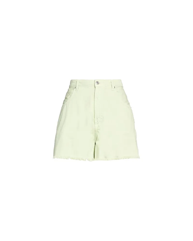 Roy Roger's HOSEN & RÖCKE - Jeansshortsauf YOOX.COM Säuregrün