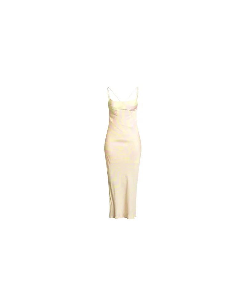 Isabelle Blanche KLEIDER - Maxi-Kleiderauf YOOX.COM Pastellgelb