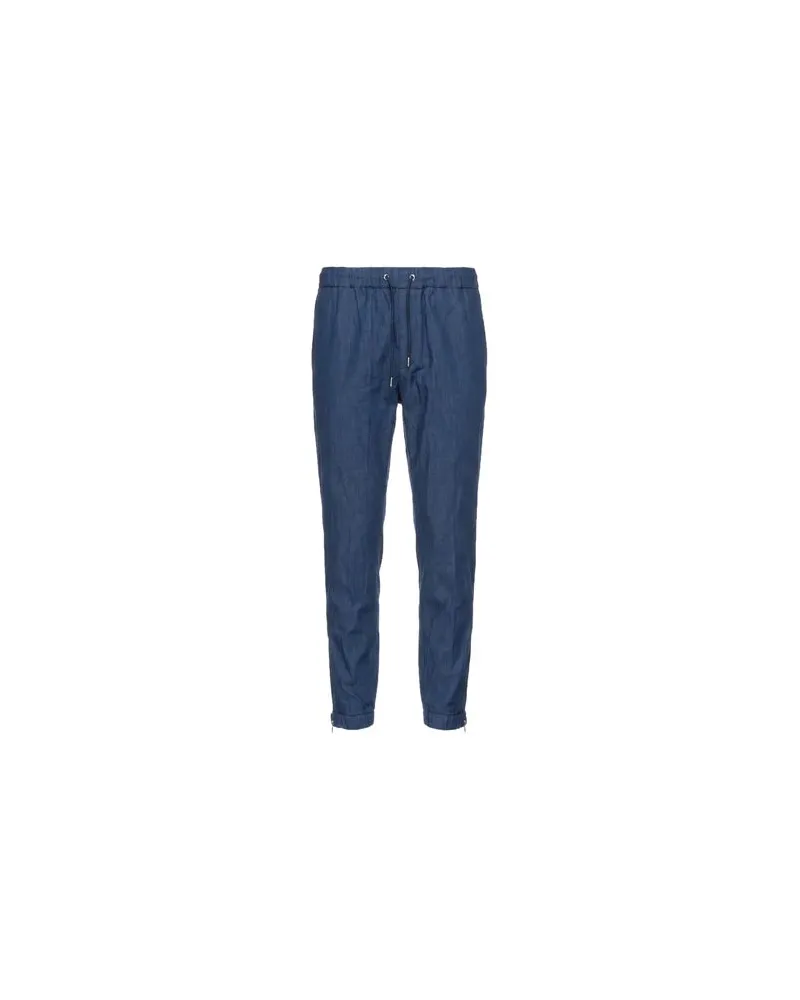 Moncler HOSEN & RÖCKE - Jeanshosenauf YOOX.COM Blau