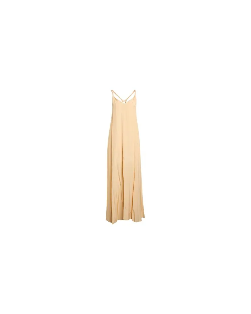 Patrizia Pepe KLEIDER - Maxi-Kleiderauf YOOX.COM Pastellgelb