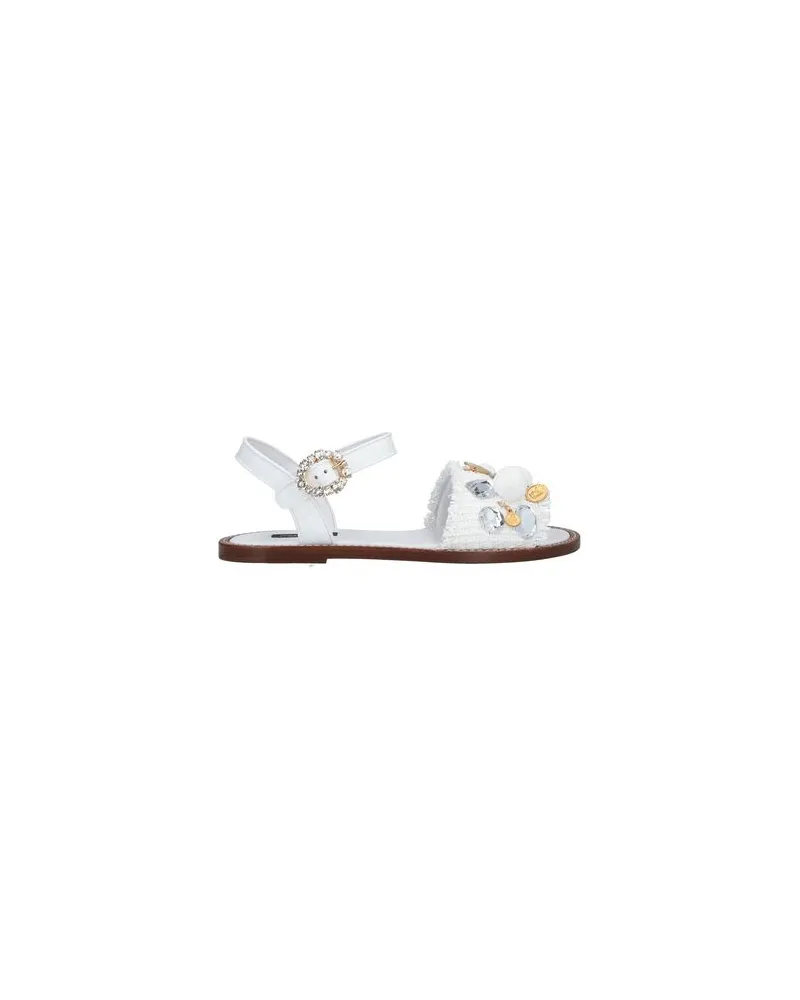Dolce & Gabbana SCHUHE - Sandalenauf YOOX.COM Weiß