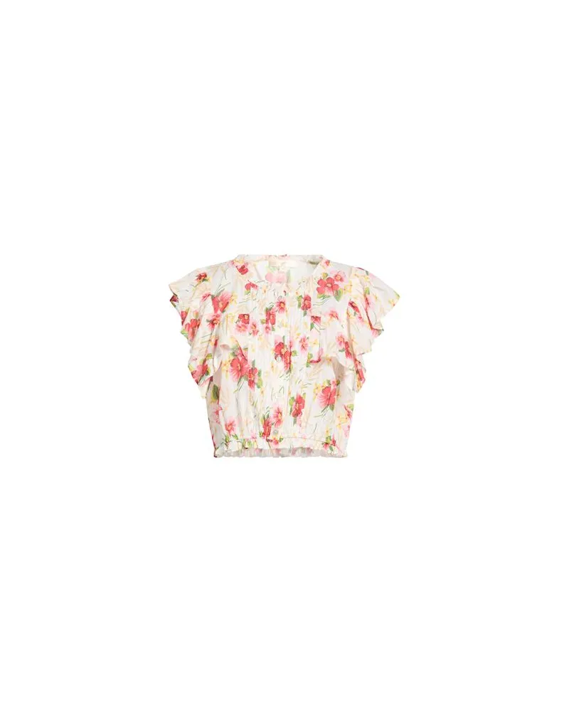 LoveShackFancy TOPS - Hemdenauf YOOX.COM Cremeweiß