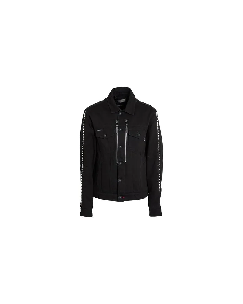 Philipp Plein JACKEN & MÄNTEL - Jeansjacken/Mäntelauf YOOX.COM Schwarz