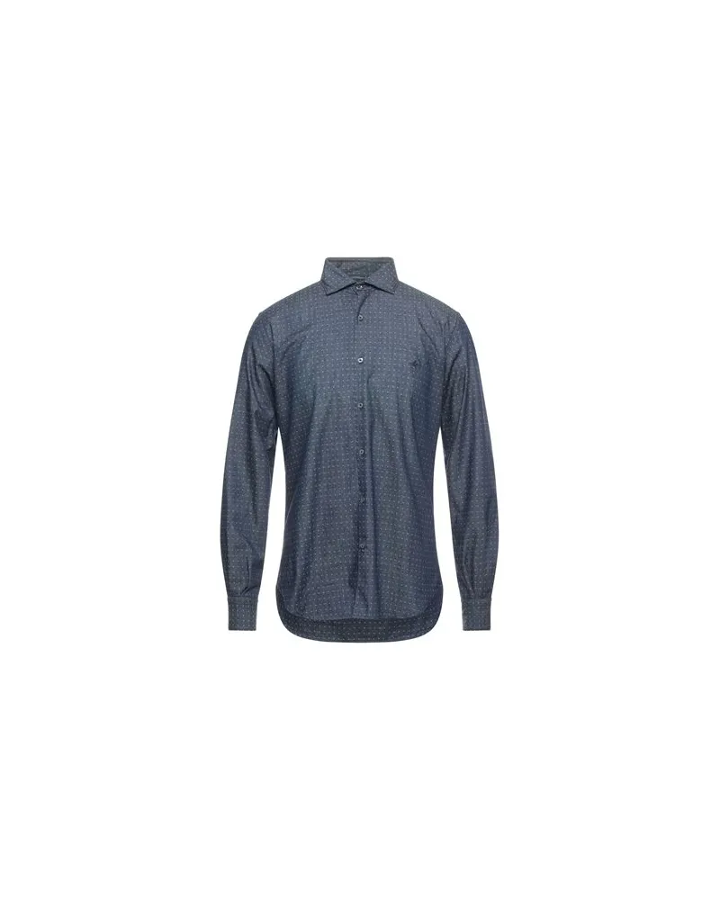 Brooksfield TOPS - Jeanshemdenauf YOOX.COM Blau