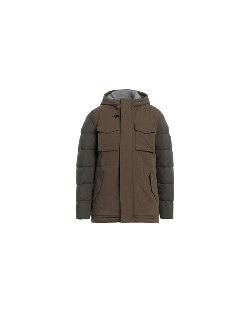 Fay JACKEN & MÄNTEL - Pufferjacken & Daunenjackenauf YOOX.COM Militärgrün