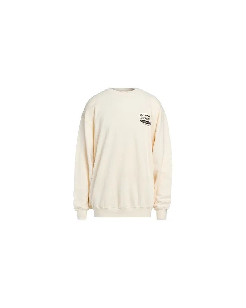 Manastash TOPS - Sweatshirtsauf YOOX.COM Cremeweiß