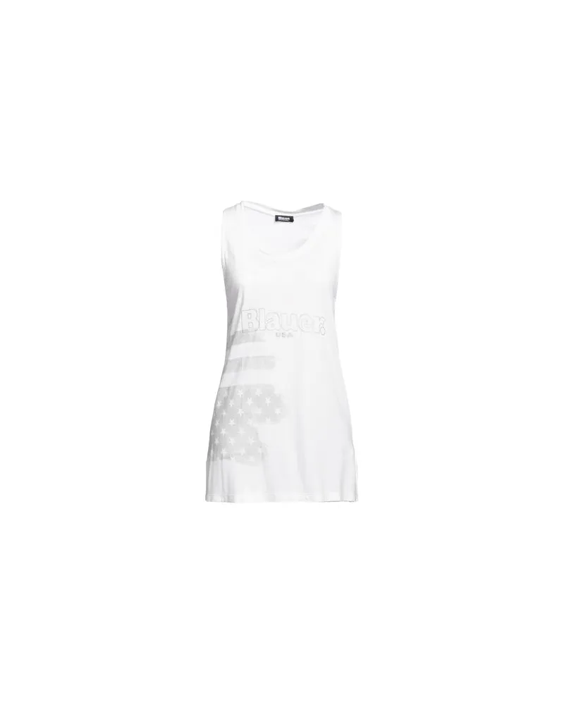 Blauer TOPS - Tank Topsauf YOOX.COM Weiß
