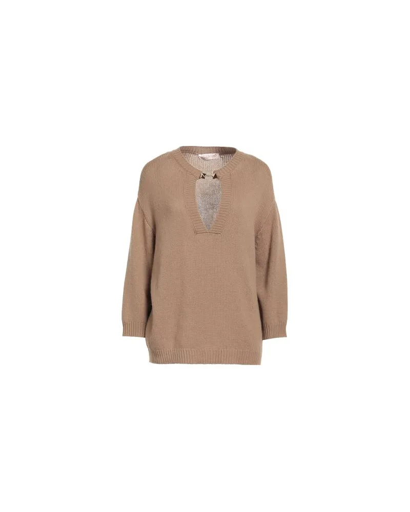 Valentino Garavani STRICKWAREN - Pulloverauf YOOX.COM Kamel