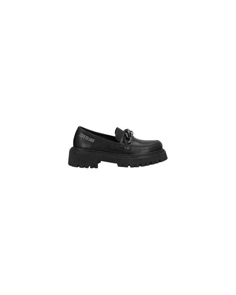 Gai Mattiolo LOVE TO LOVE - SCHUHE - Mokassinsauf YOOX.COM Schwarz