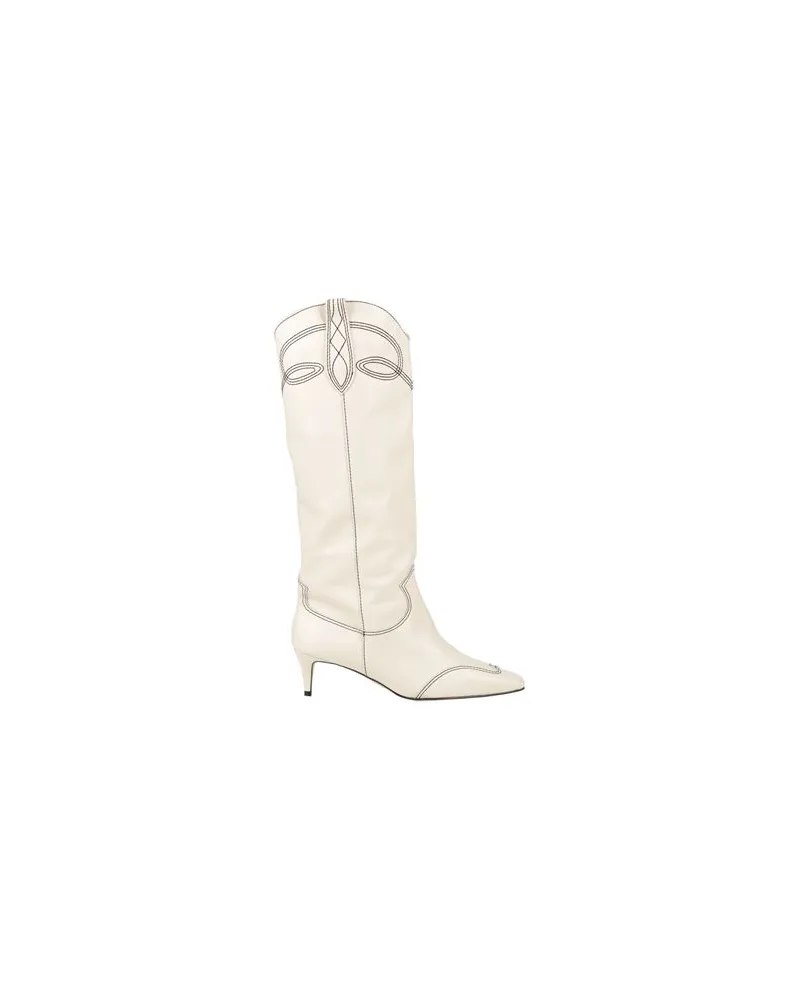 Werner SCHUHE - Stiefelauf YOOX.COM Cremeweiß