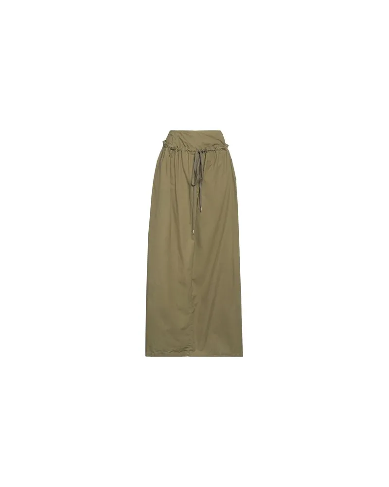 ASPESI HOSEN & RÖCKE - Maxi-Röckeauf YOOX.COM Militärgrün