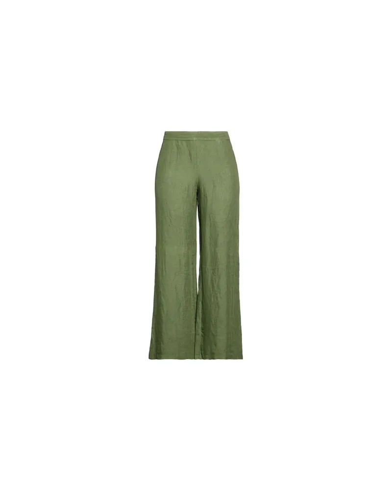 120% Lino HOSEN & RÖCKE - Hosenauf YOOX.COM Grün