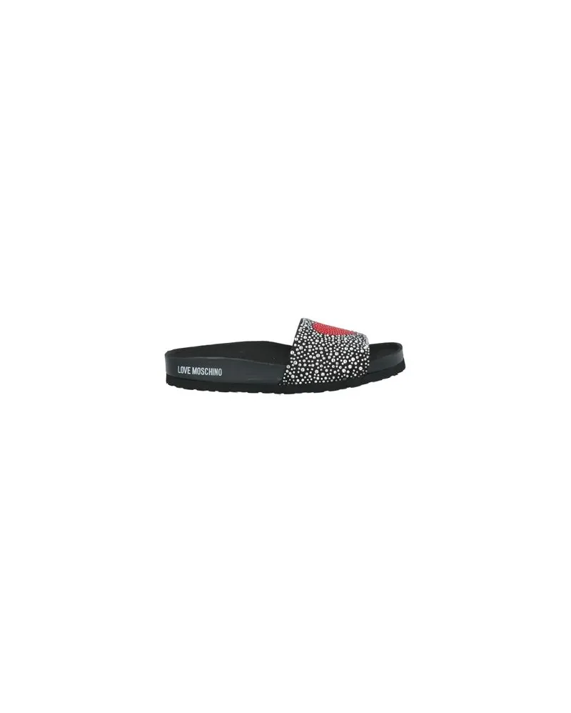Moschino SCHUHE - Sandalenauf YOOX.COM Schwarz