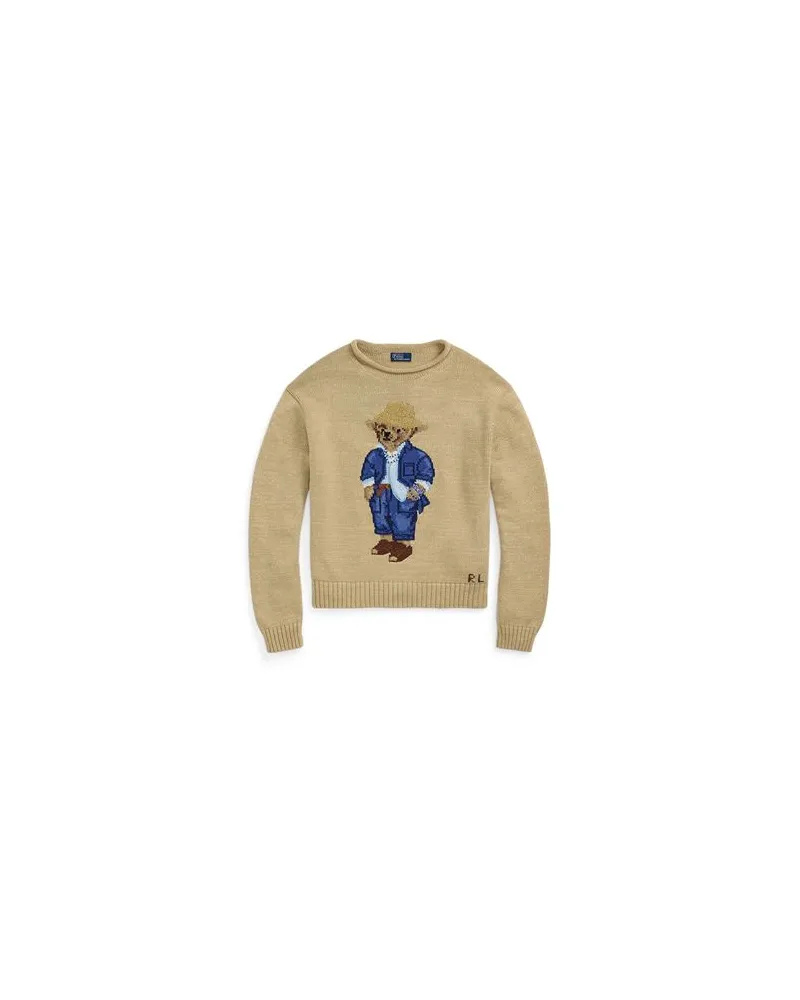 Ralph Lauren POLO BEAR ROLLNECK SWEATER  - STRICKWAREN - Pulloverauf YOOX.COM Beige