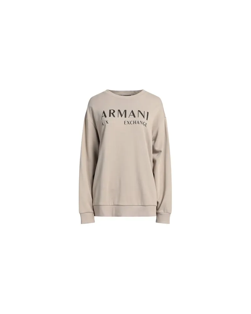 Armani Exchange TOPS - Sweatshirtsauf YOOX.COM Beige