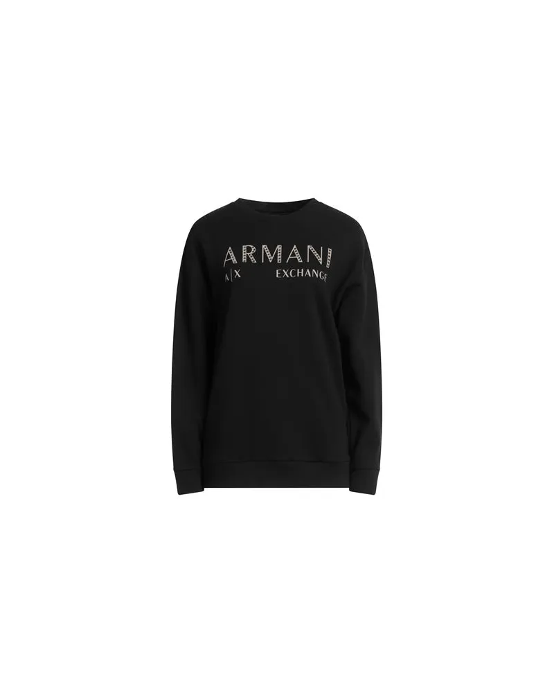 Armani Exchange TOPS - Sweatshirtsauf YOOX.COM Schwarz
