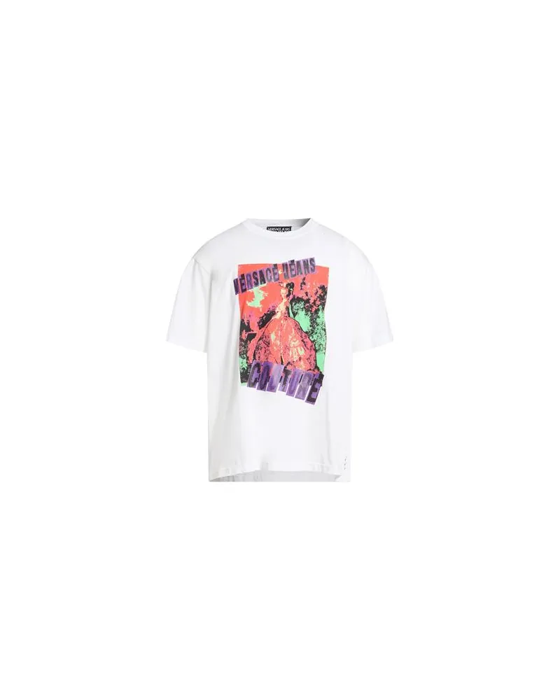 Versace Jeans TOPS - T-shirtsauf YOOX.COM Weiß
