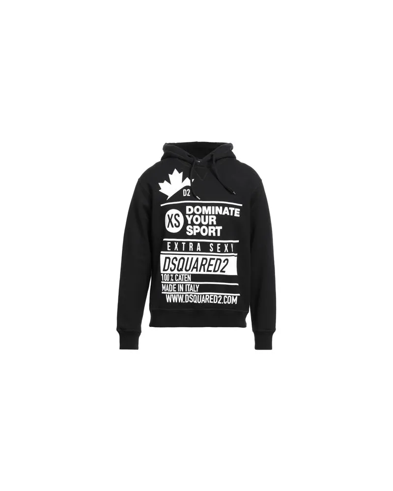 Dsquared2 TOPS - Sweatshirtsauf YOOX.COM Schwarz