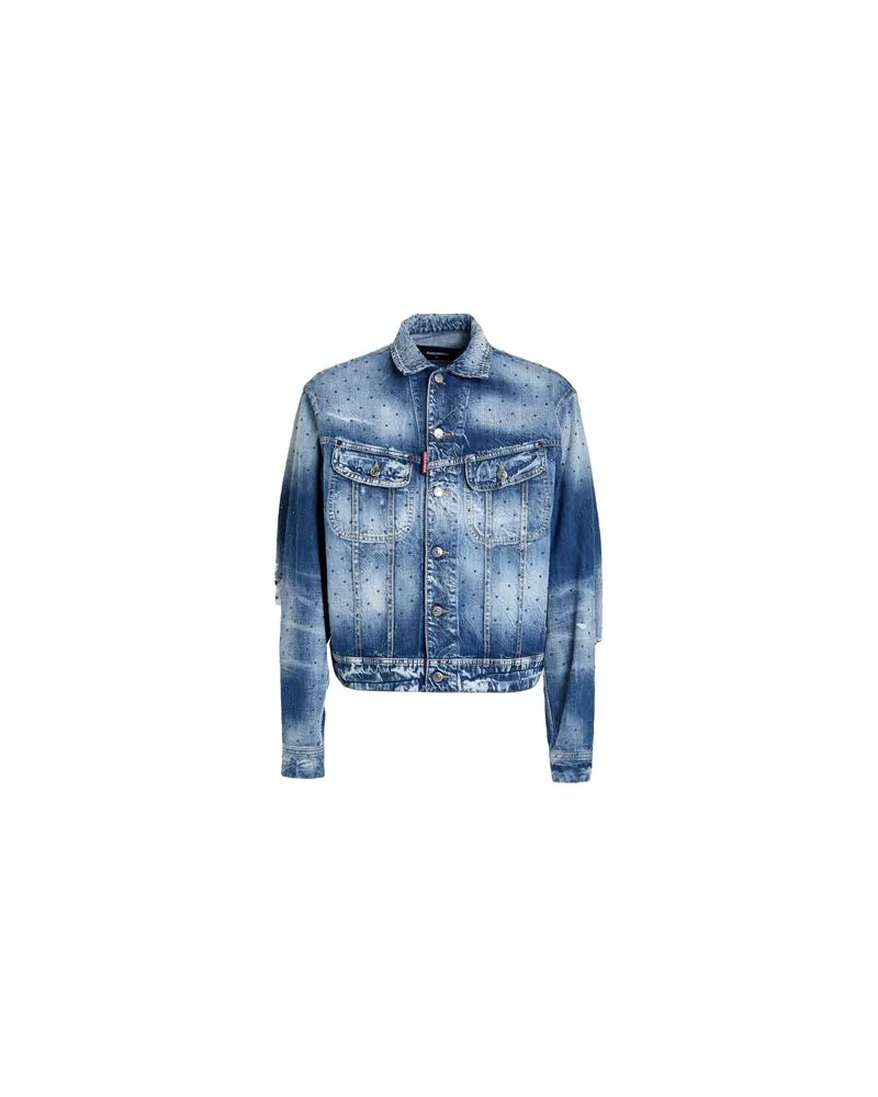 Dsquared2 JACKEN & MÄNTEL - Jeansjacken/Mäntelauf YOOX.COM Blau