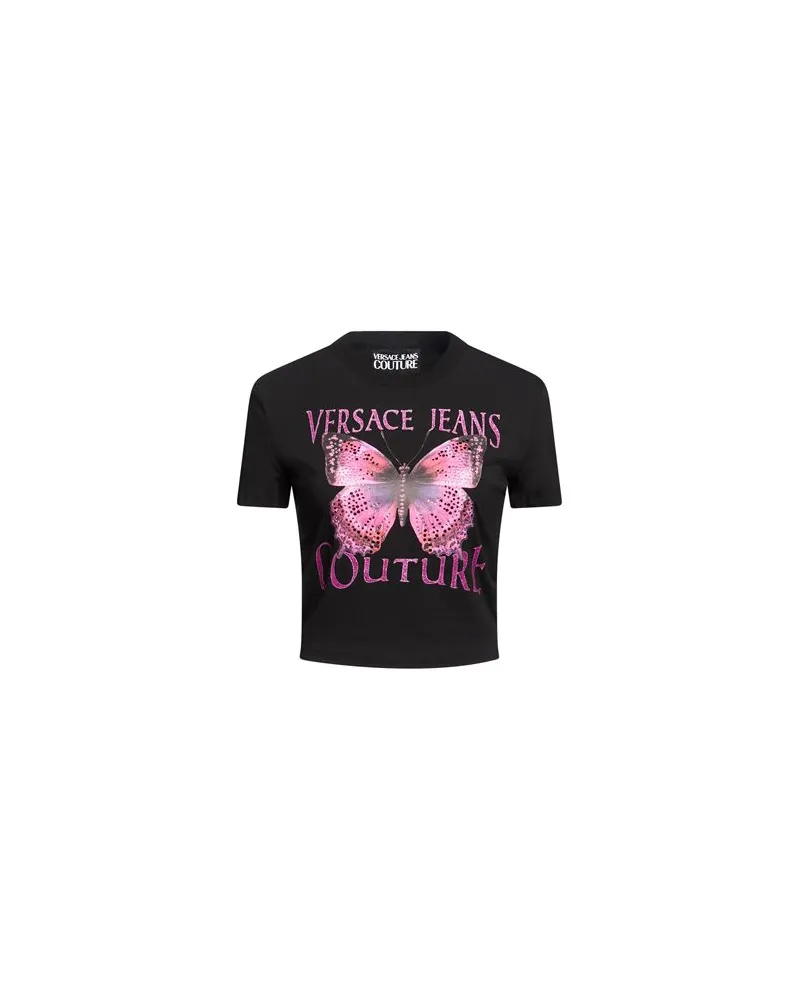 Versace Jeans TOPS - T-shirtsauf YOOX.COM Schwarz
