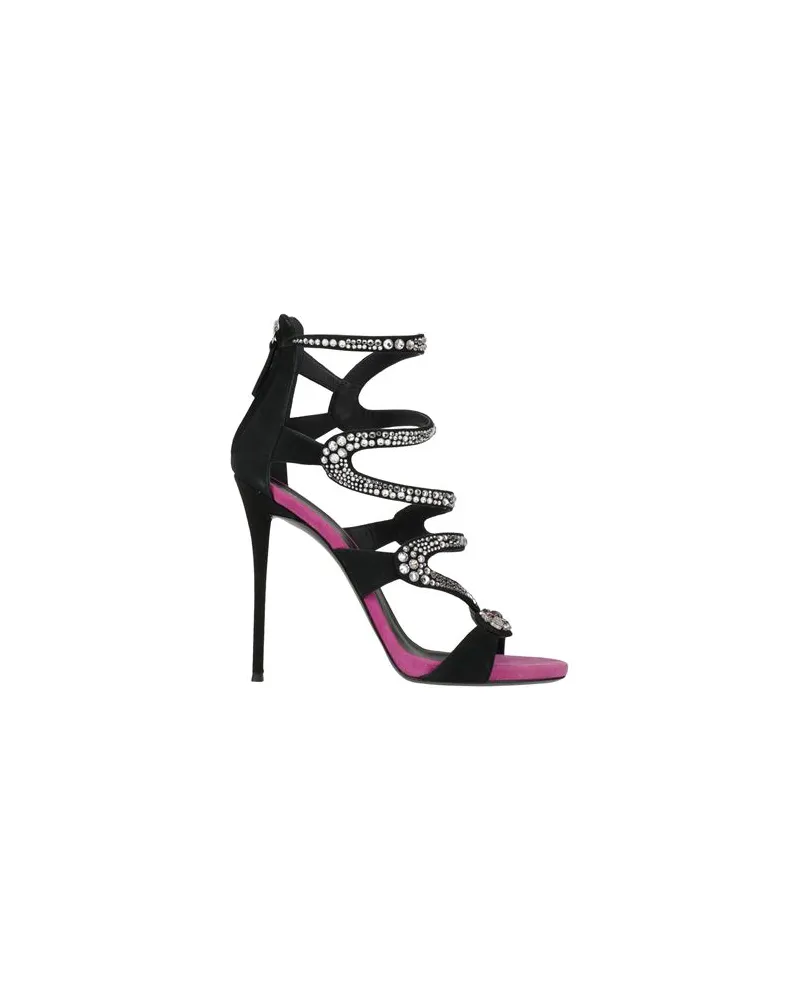 Giuseppe Zanotti SCHUHE - Sandalenauf YOOX.COM Schwarz
