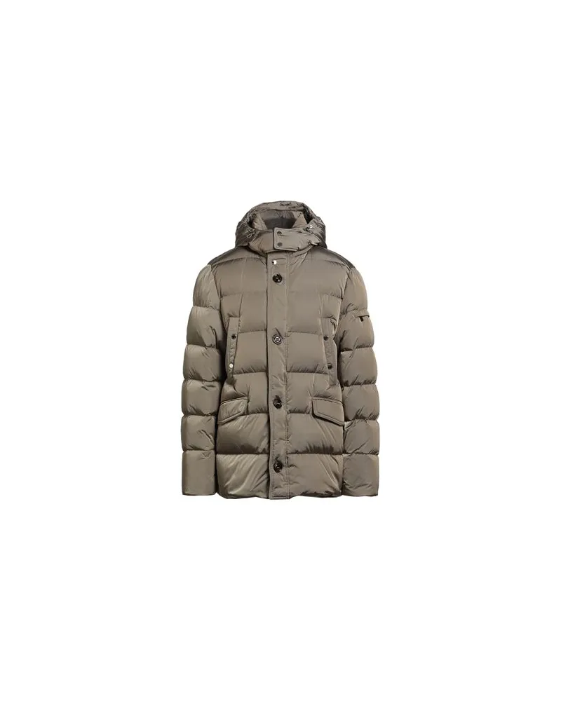 MOORER JACKEN & MÄNTEL - Pufferjacken & Daunenjackenauf YOOX.COM Khaki