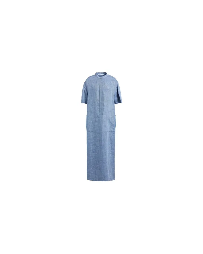 AGNONA KLEIDER - Maxi-Kleiderauf YOOX.COM Blau
