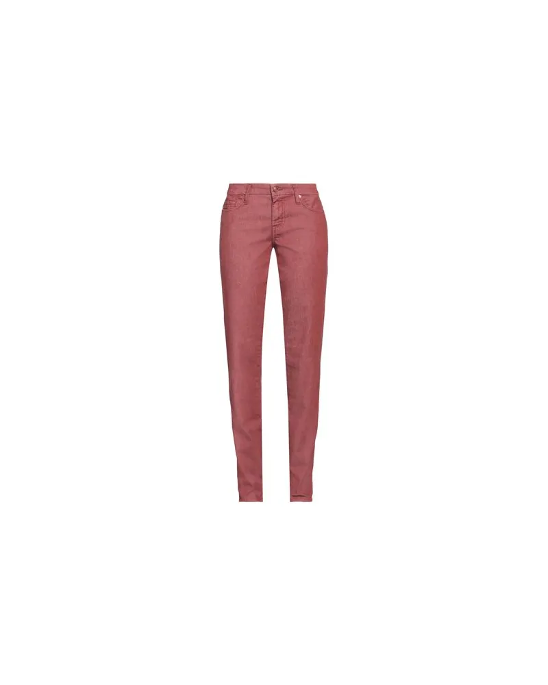 7 for all mankind HOSEN & RÖCKE - Jeanshosenauf YOOX.COM Ziegelrot